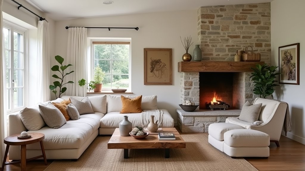cozy modern cottage interiors