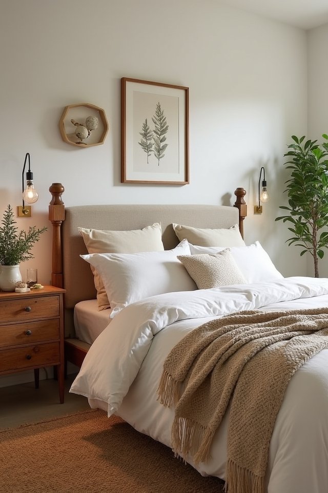 cozy modern country bedroom