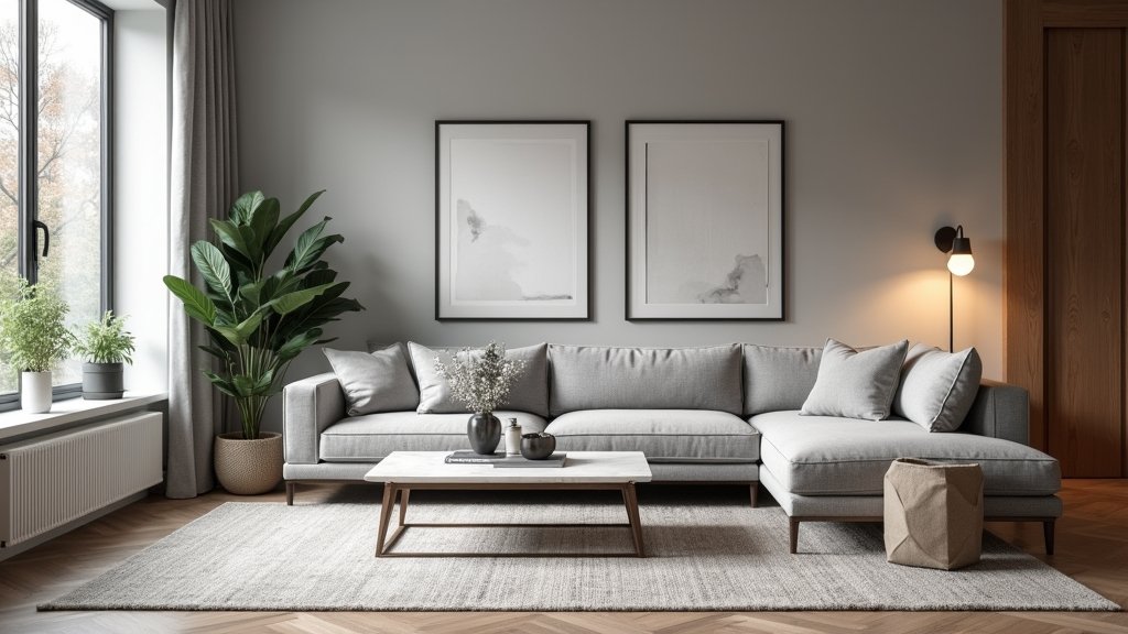 cozy modern grey interiors
