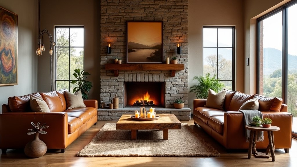 cozy modern living room