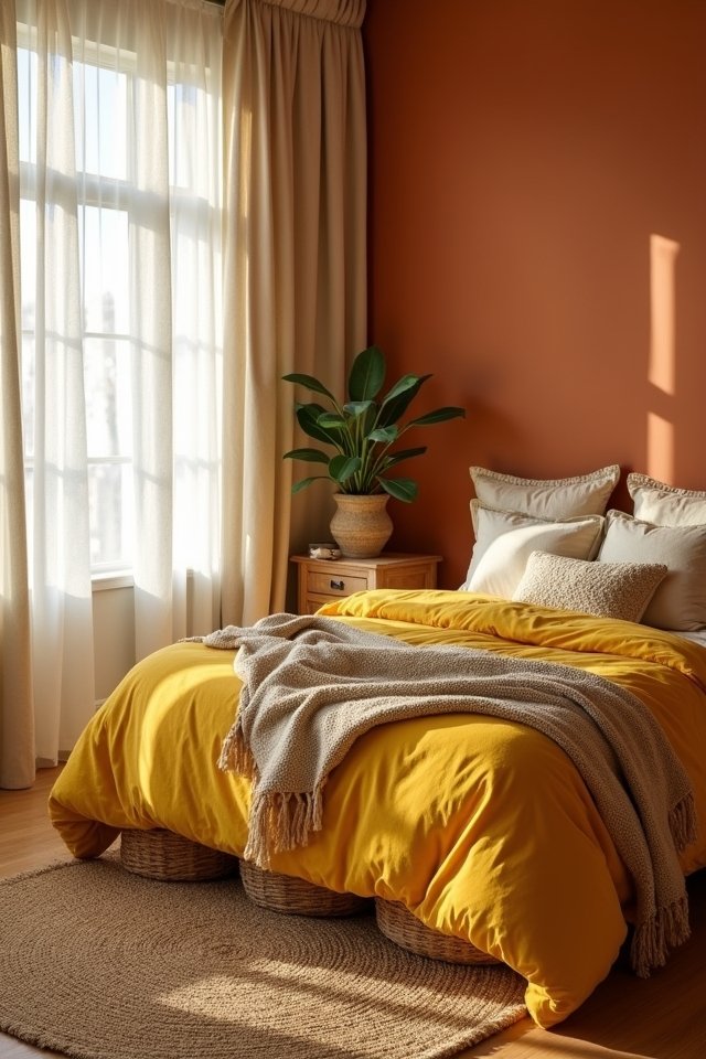 cozy mustard yellow sanctuary