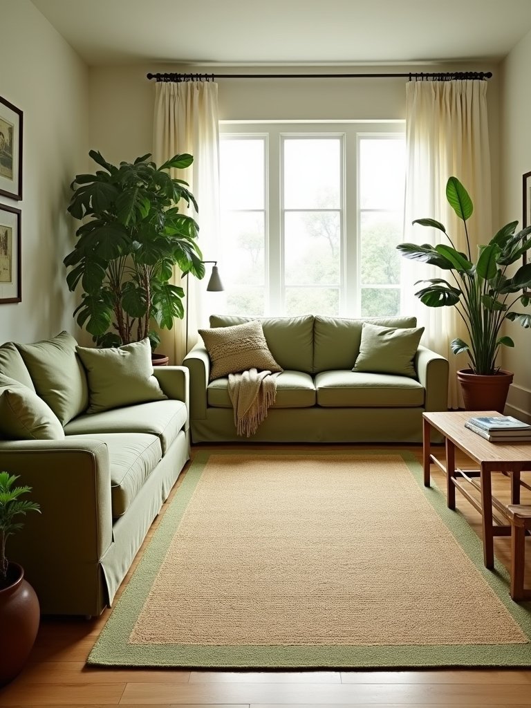cozy natural fiber rug