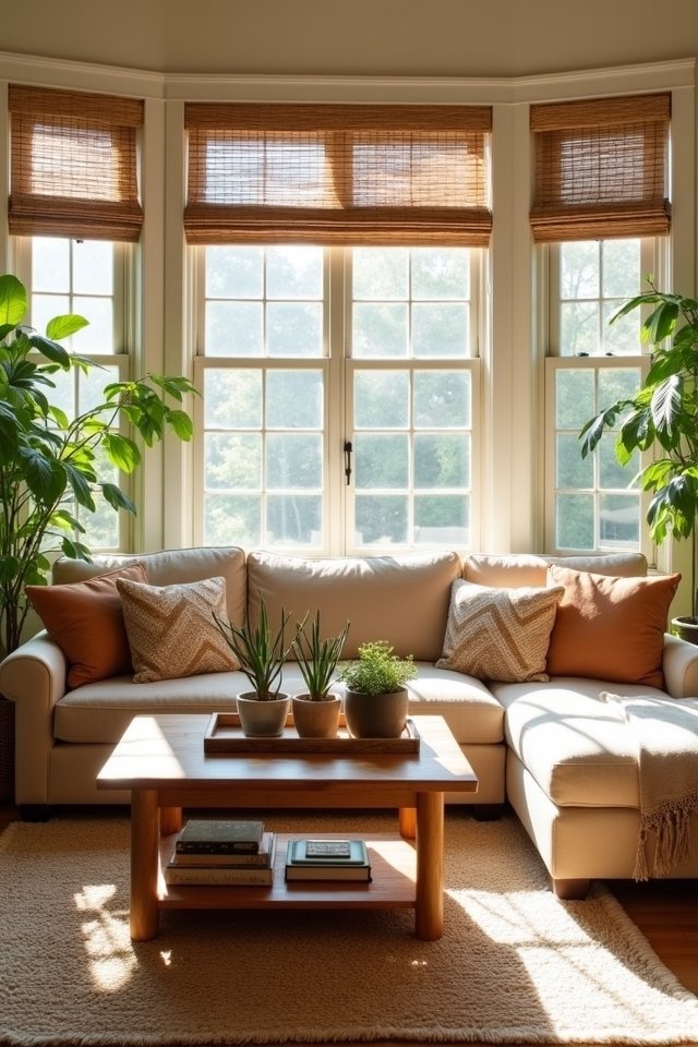 cozy natural living room