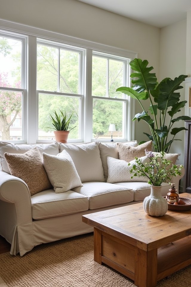 cozy natural texture layers