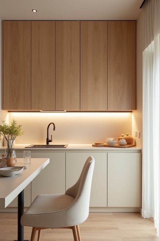 cozy neutral kitchen warmth