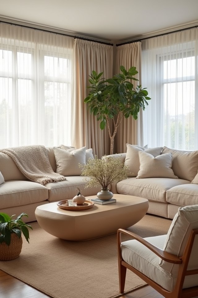 cozy neutral living room