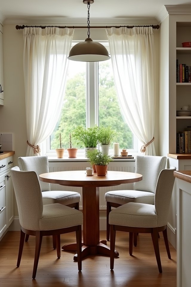 cozy nook for breakfast