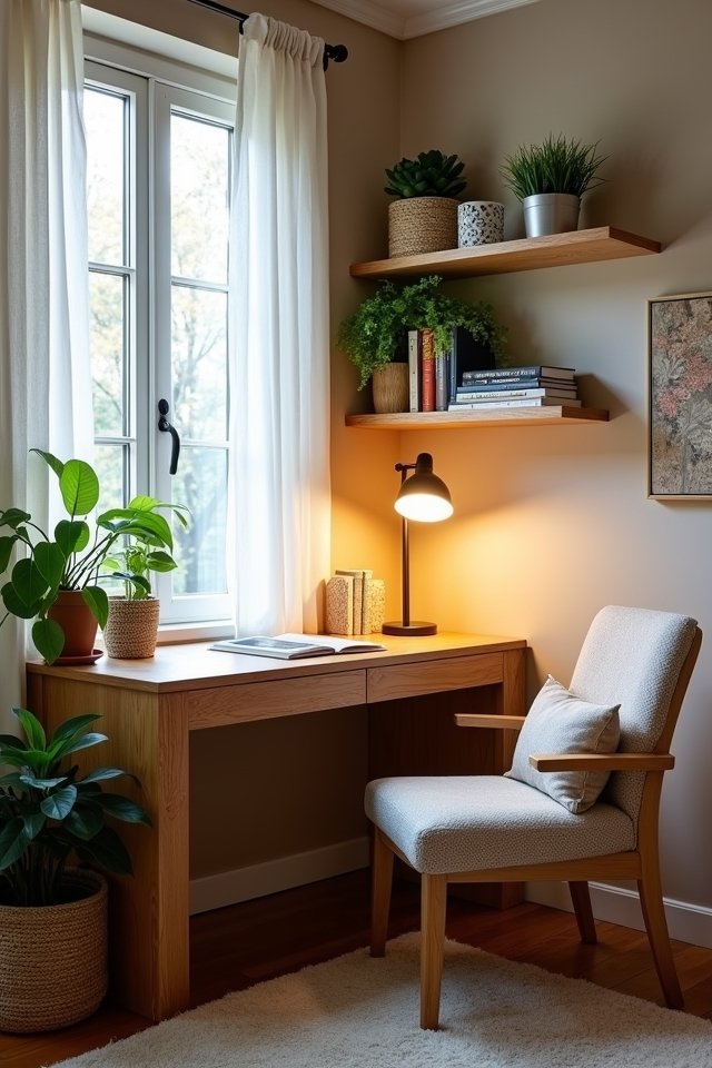 cozy nook for creativity