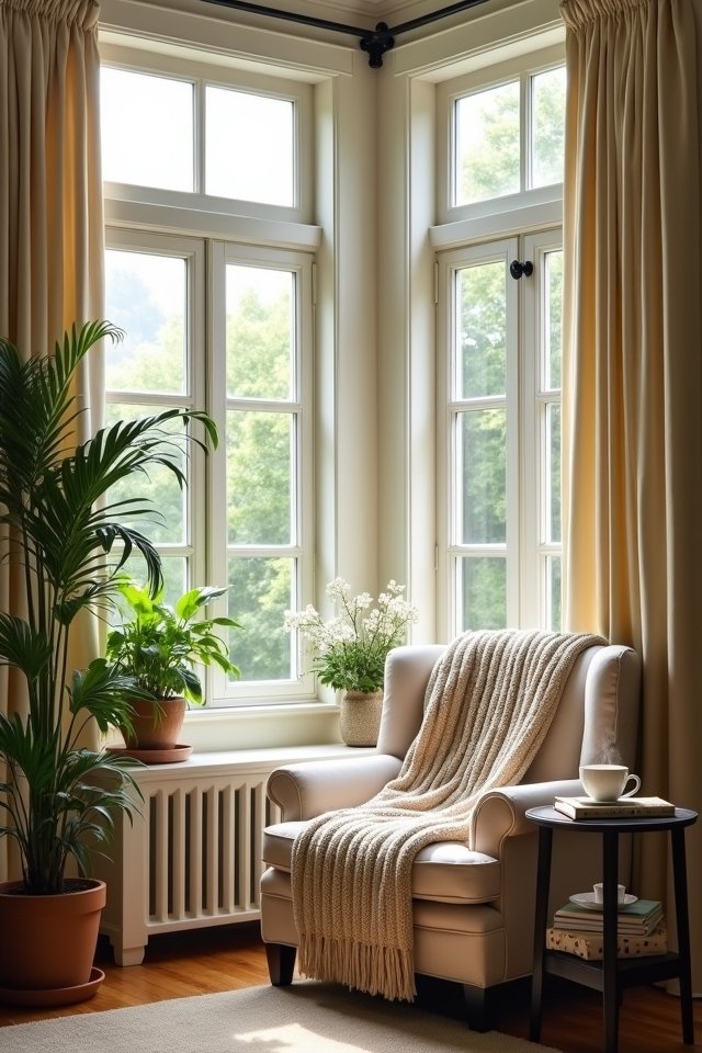 cozy nook for reading