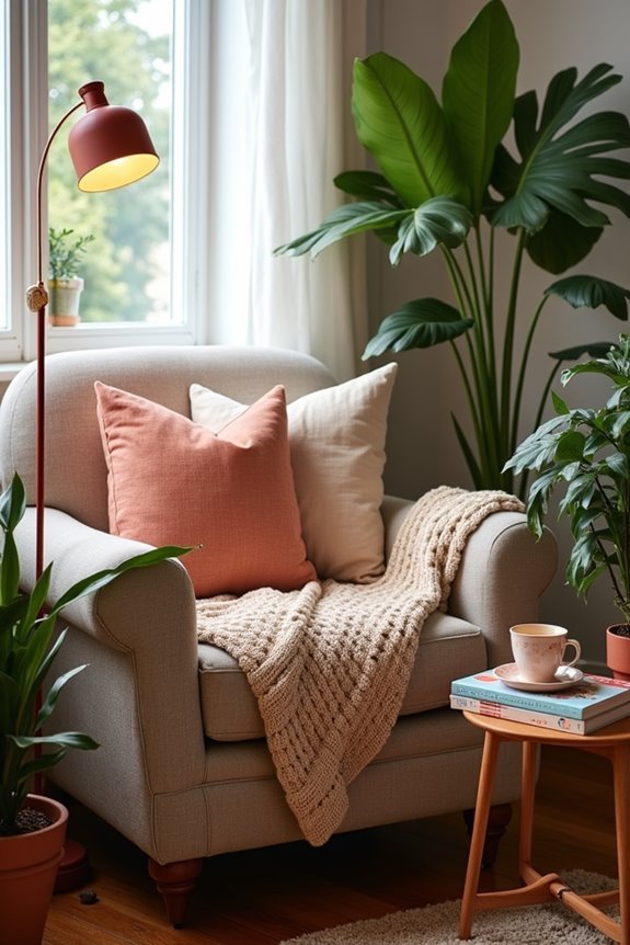 cozy nook for reading
