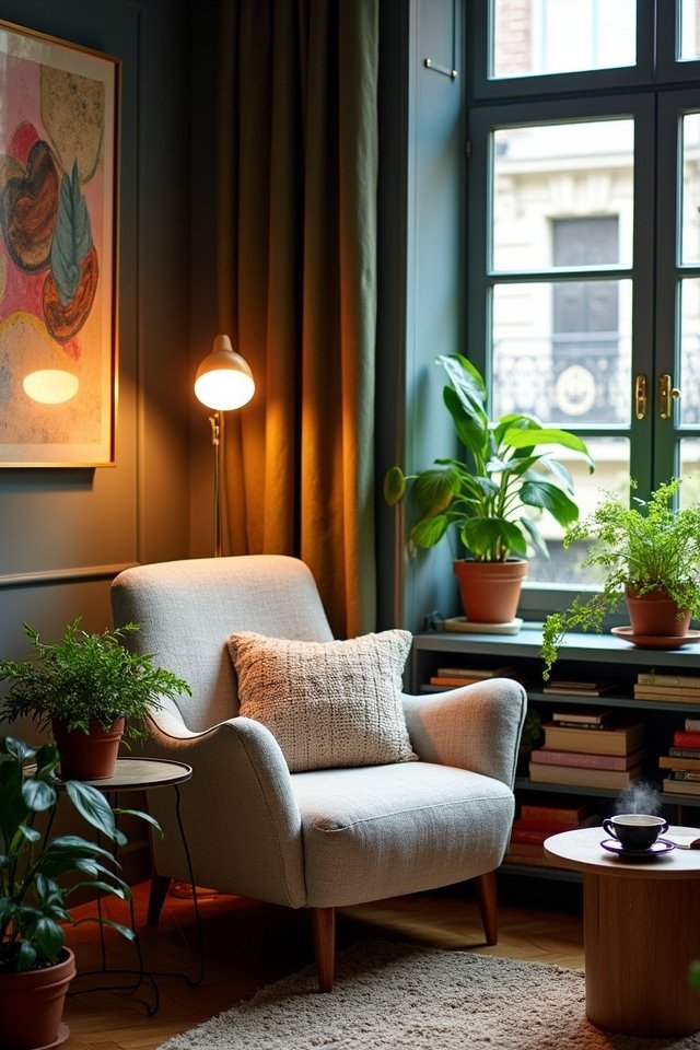 cozy nook for reading