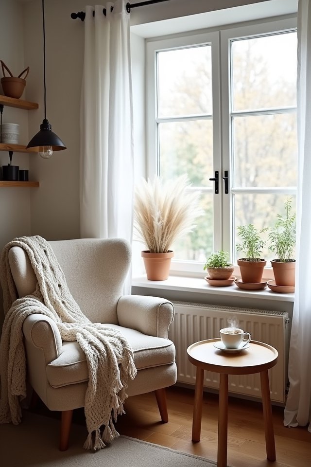 cozy nook for relaxation