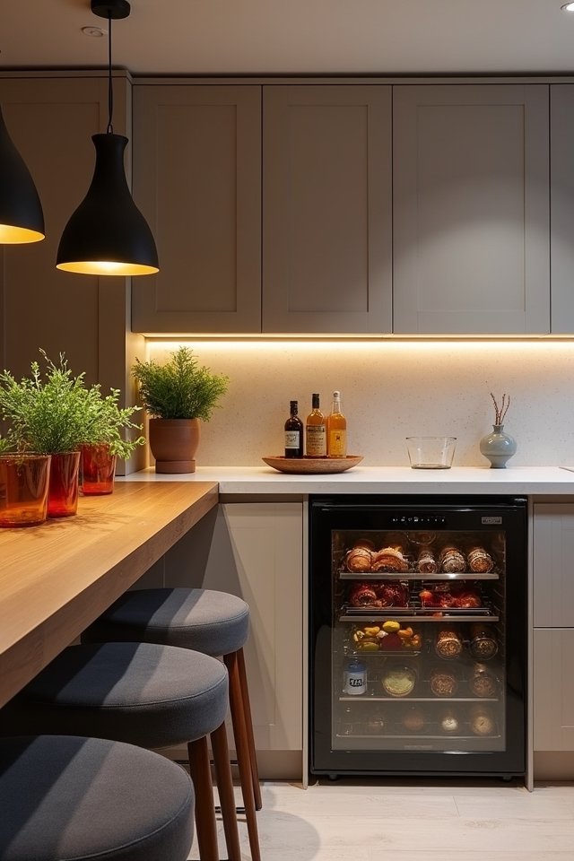 cozy nook mini fridge