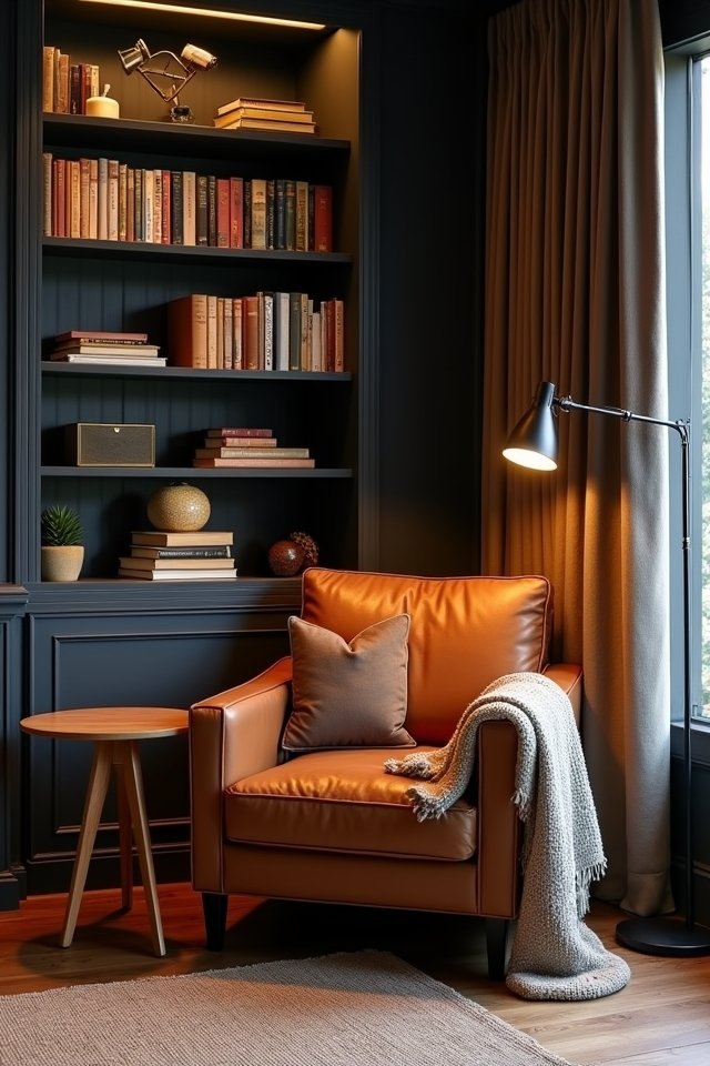 cozy nook with books