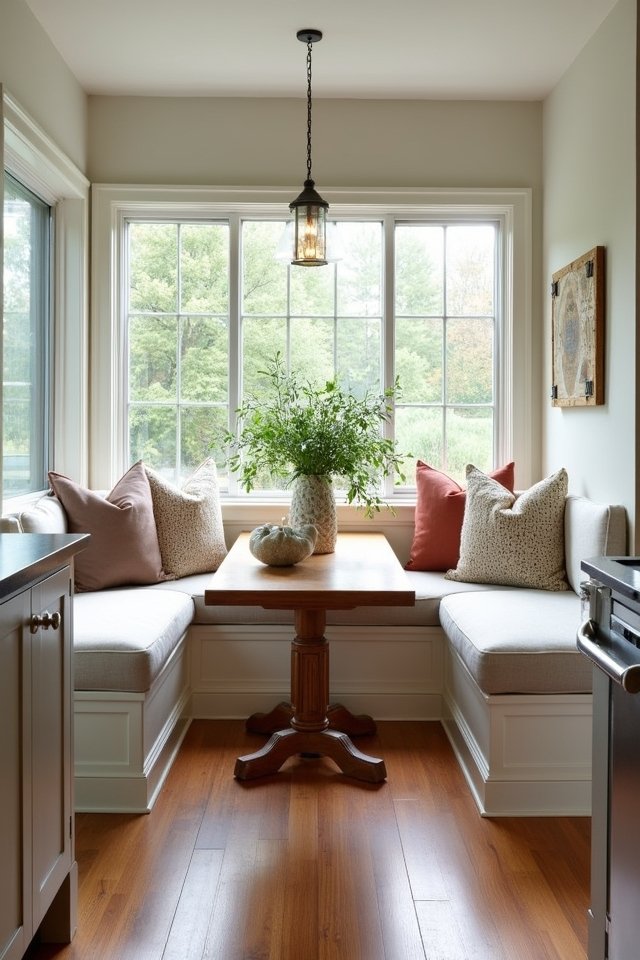 cozy nook with built in seating