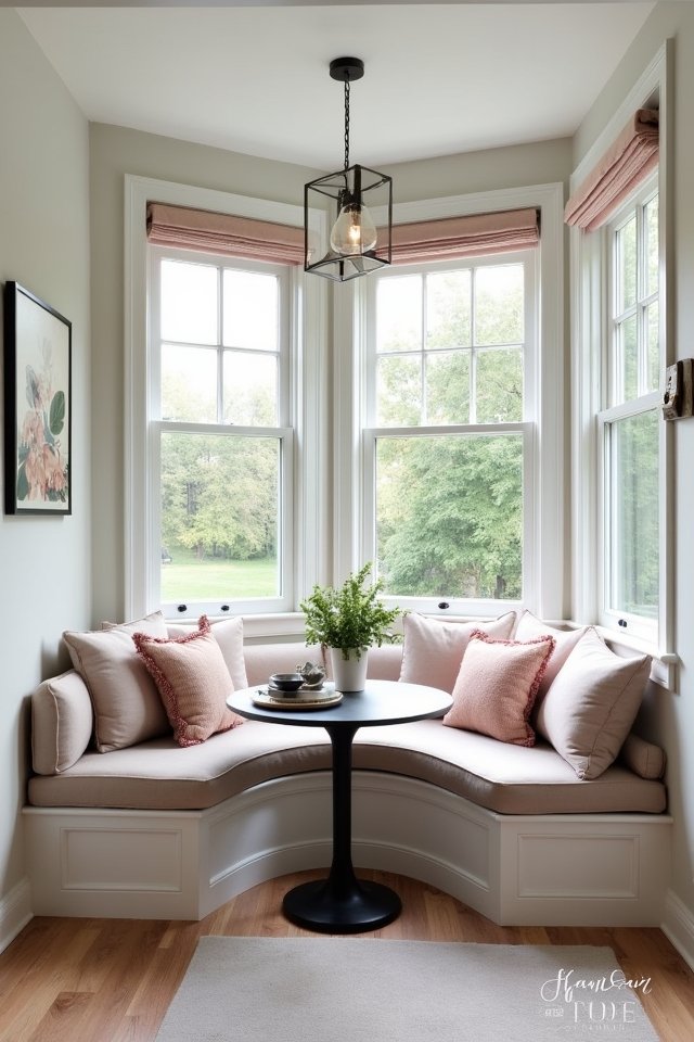 cozy nook with built in seating