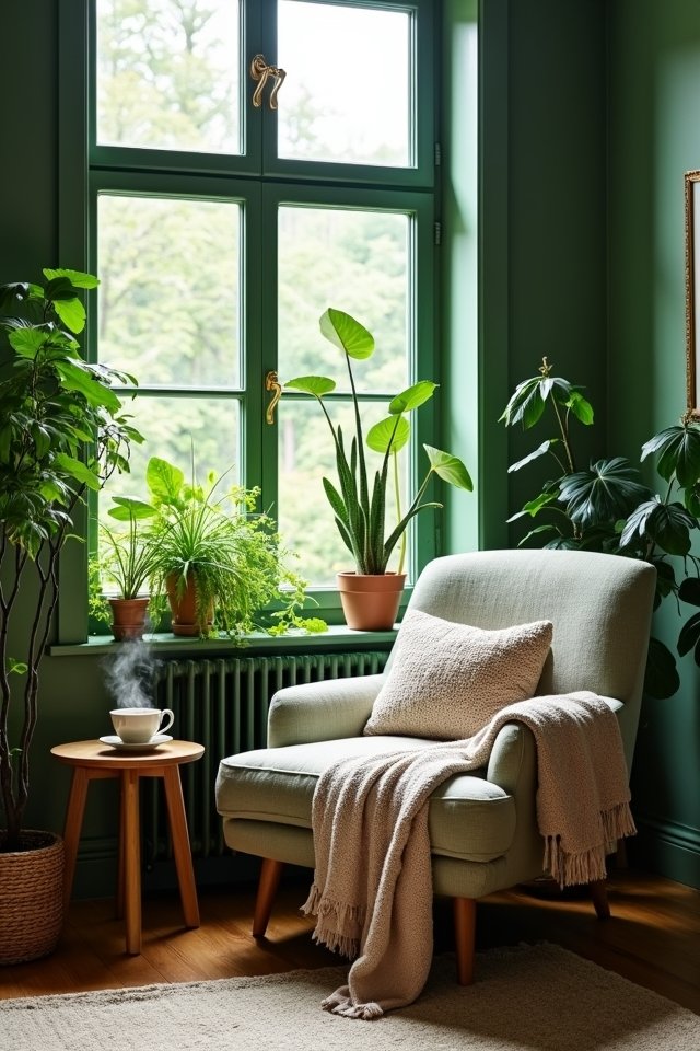 cozy nook with comfort