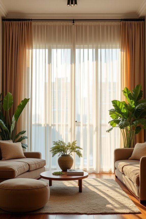 cozy nook with curtains