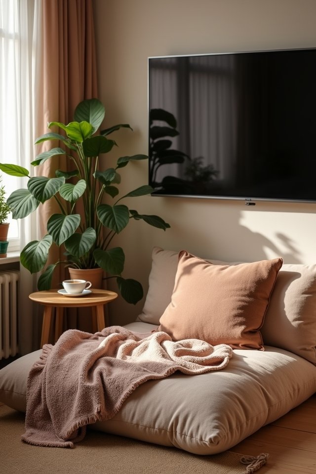 cozy nook with cushion
