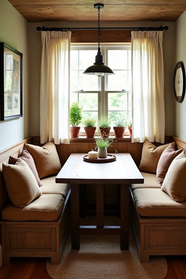 cozy nook with cushions