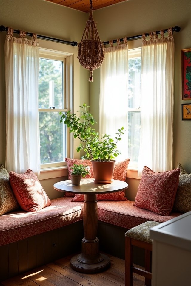 cozy nook with cushions