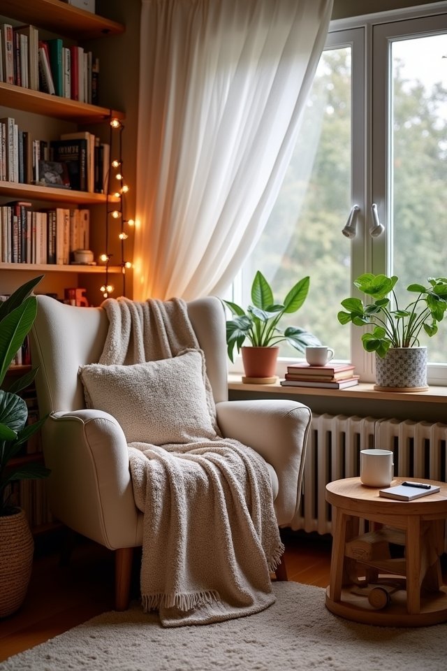 cozy nook with cushions