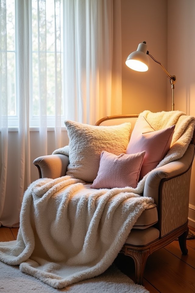 cozy nook with pillows