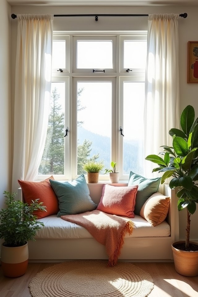cozy nook with window seat