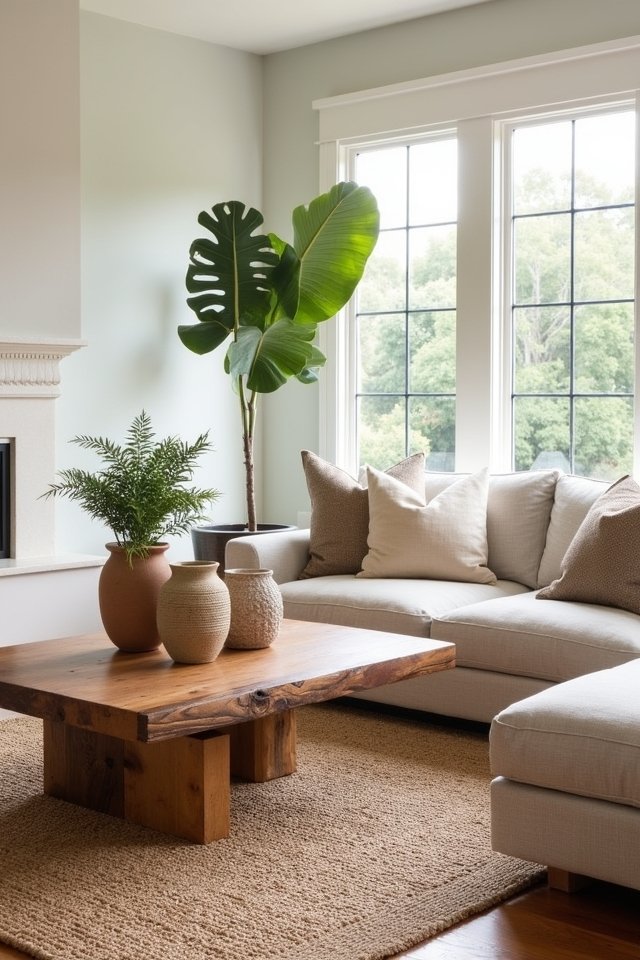 cozy organic living room