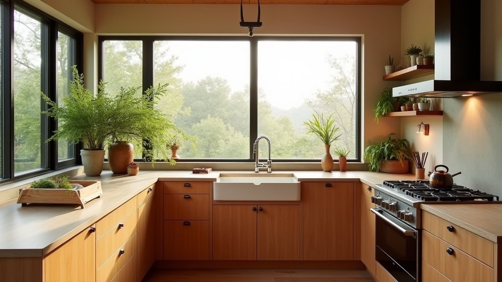 cozy organic modern kitchens