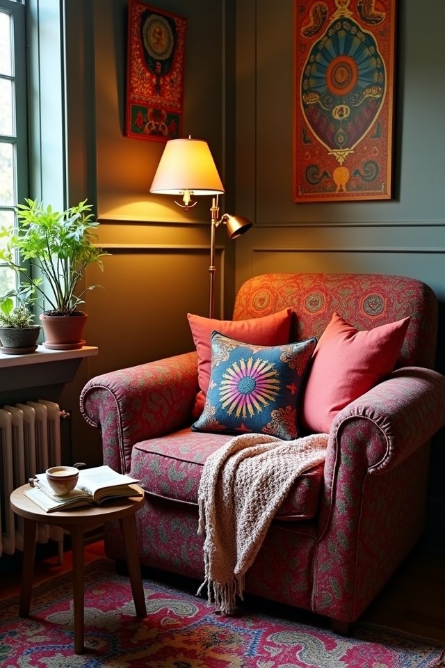 cozy oversized reading chair