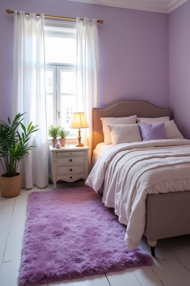 cozy pastel purple transformation
