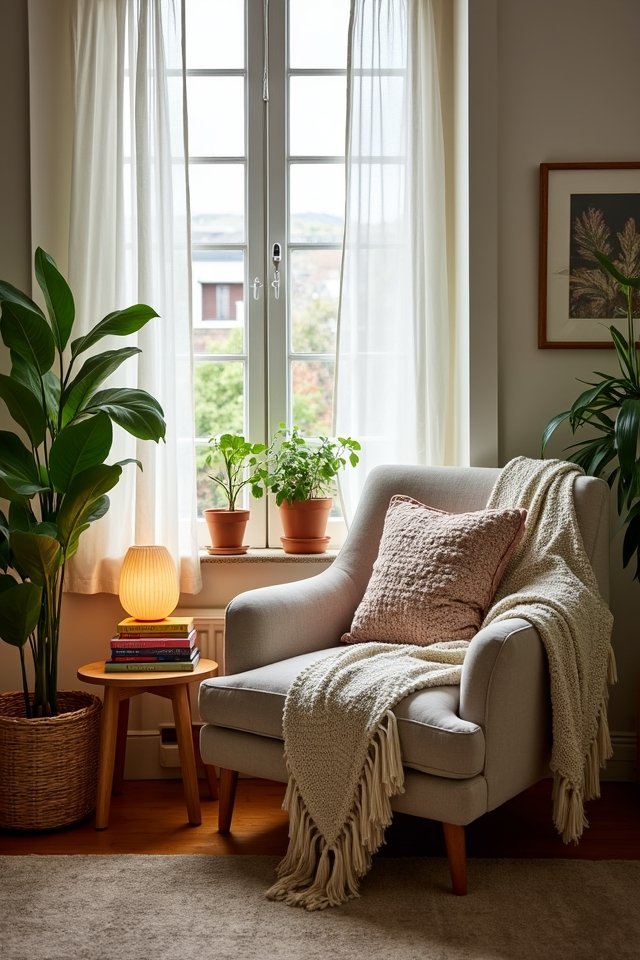 cozy personalized reading sanctuary