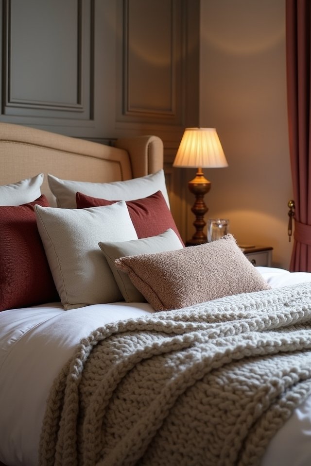 cozy plush pillow layers