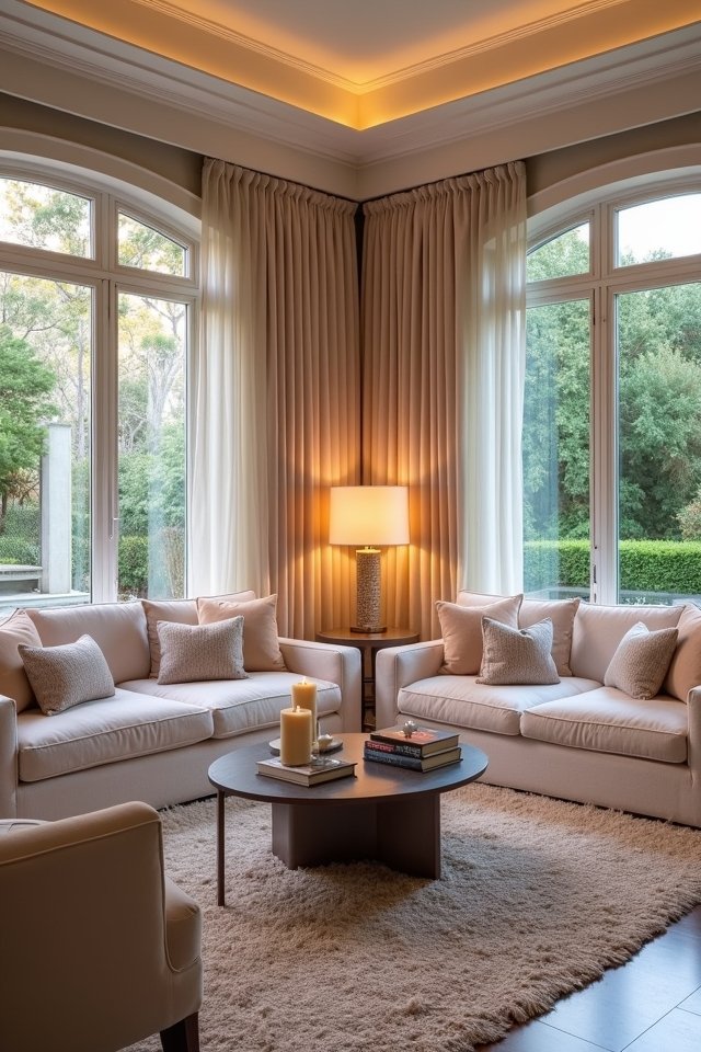 cozy plush seating options
