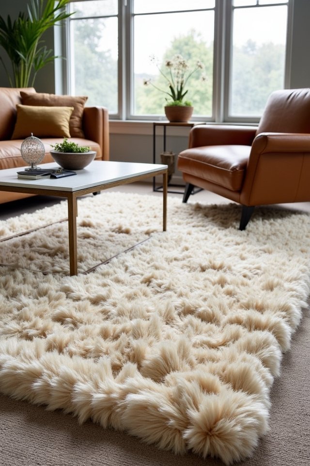 cozy plush shag rugs