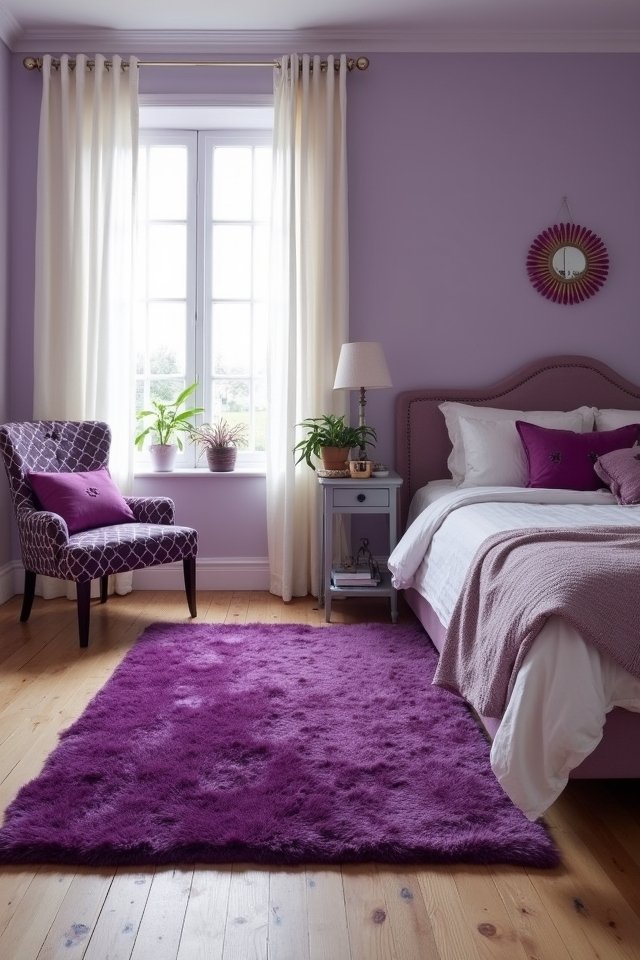cozy purple rug options