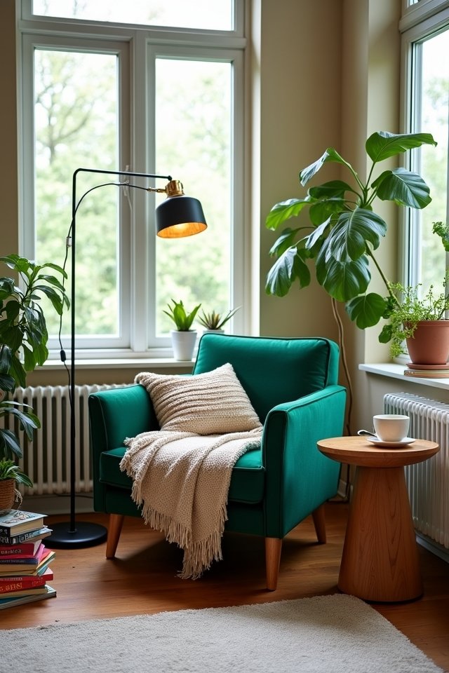 cozy reading corner creation