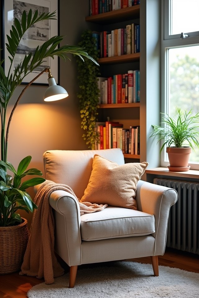 cozy reading corner design