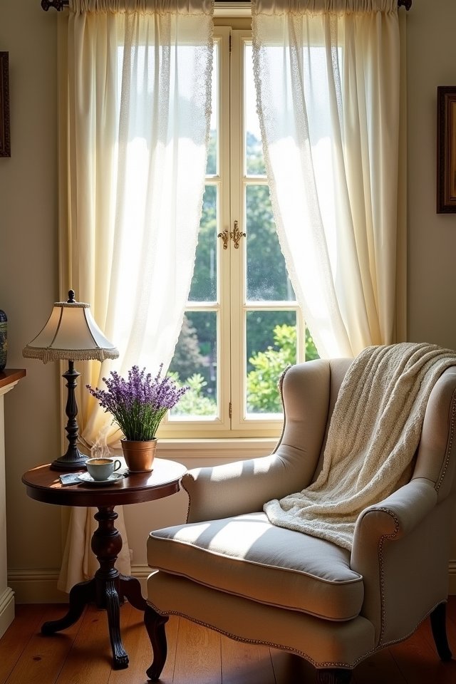 cozy reading corner retreat