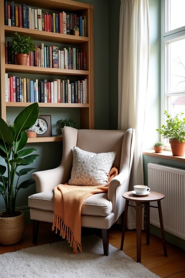 cozy reading corner transformation