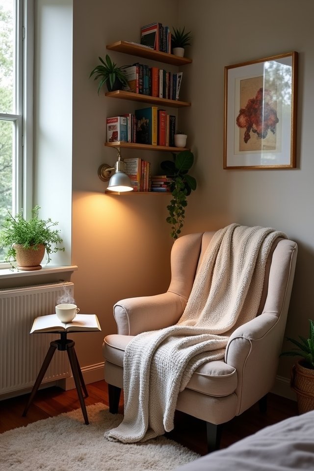 cozy reading nook accessories