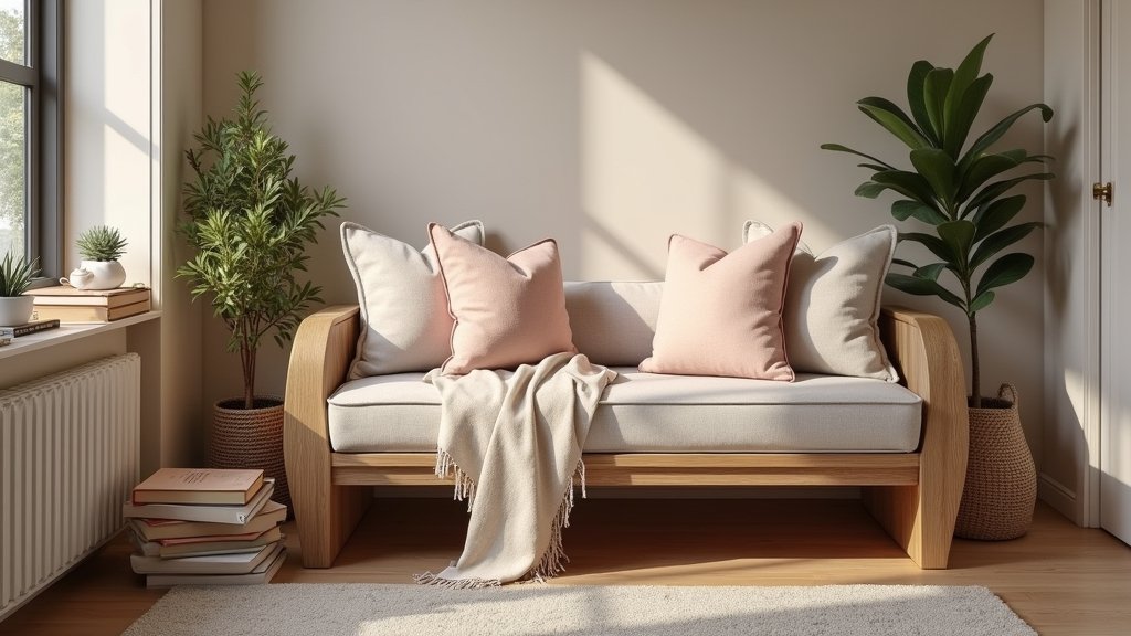 cozy reading nook benches
