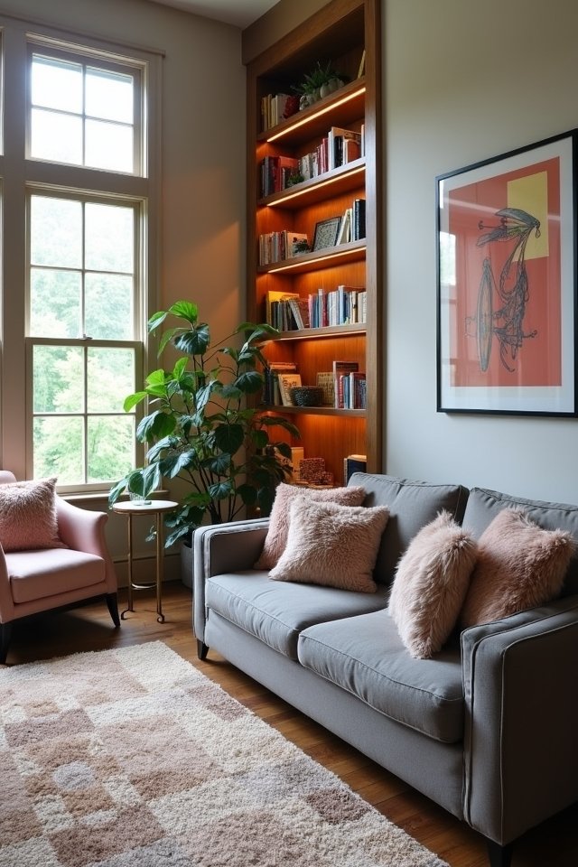 cozy reading nook corner