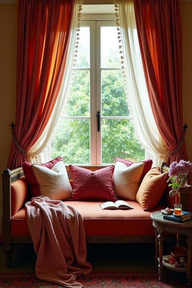 cozy reading nook curtains