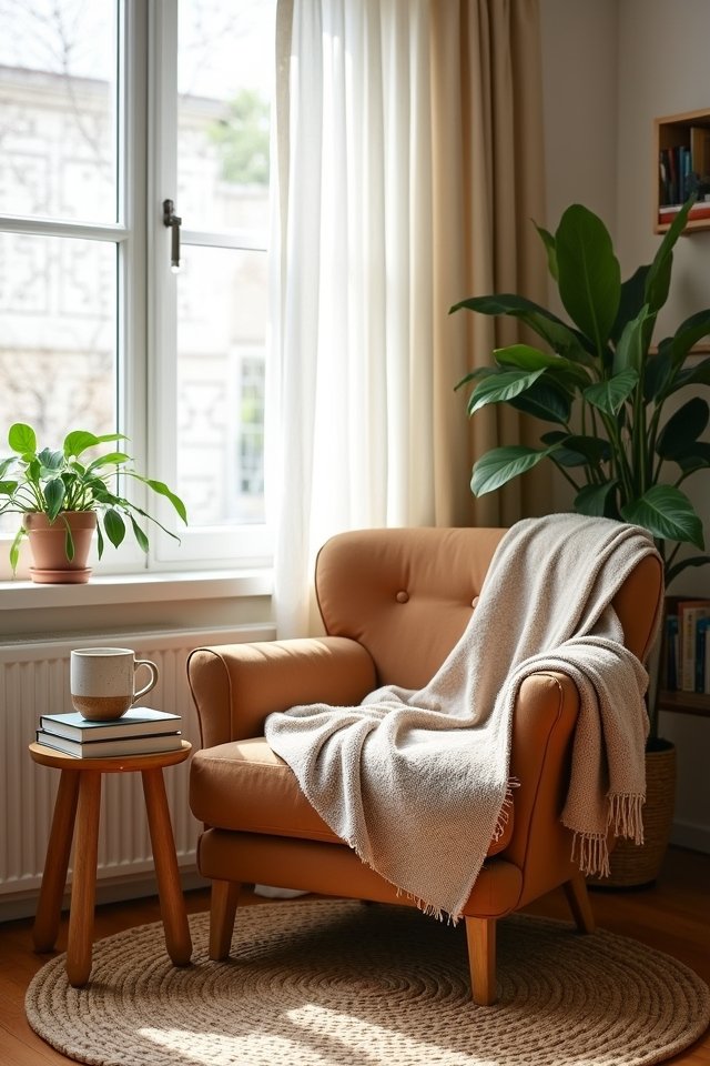 cozy reading nook design