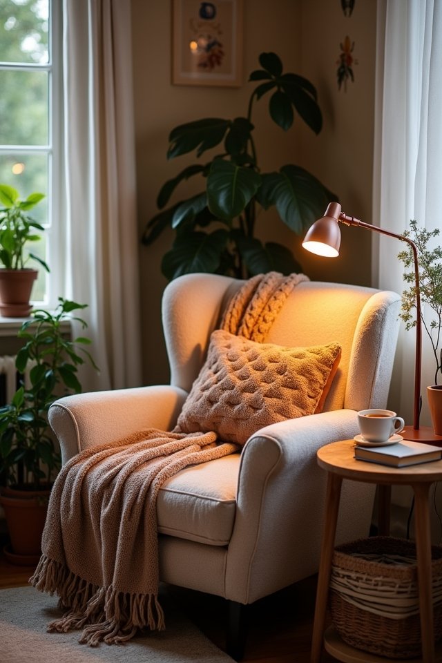 cozy reading nook retreat