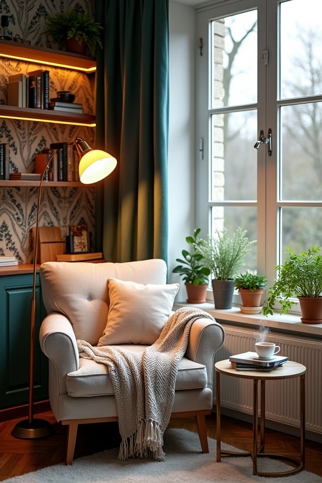 cozy reading nook retreat