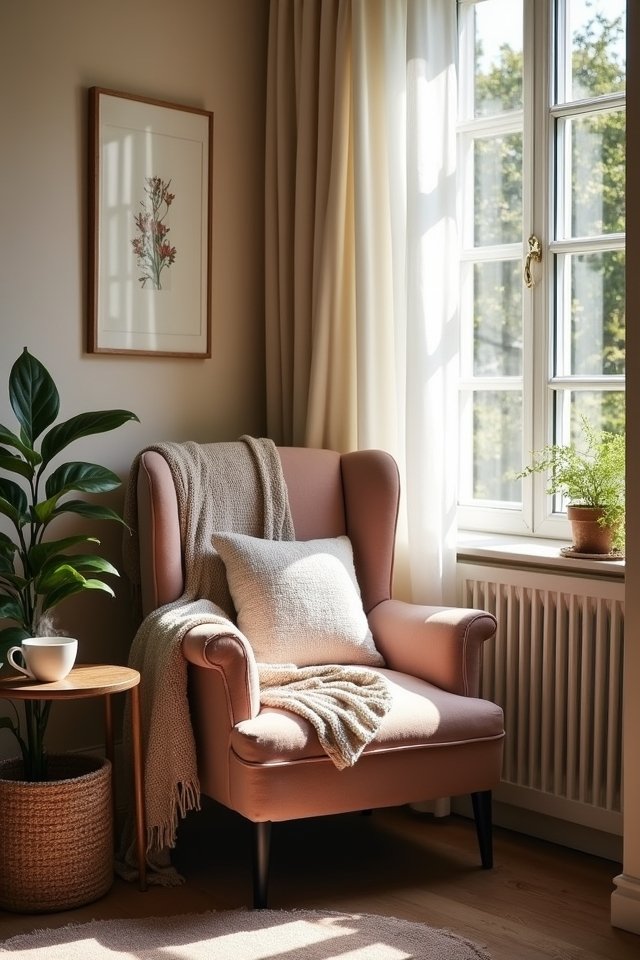 cozy reading nook retreat