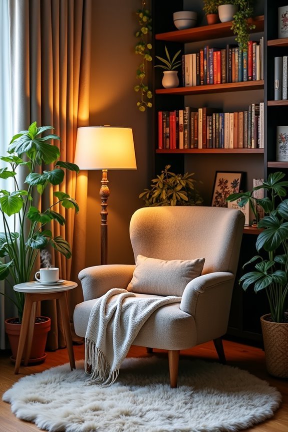 cozy reading nook sanctuary